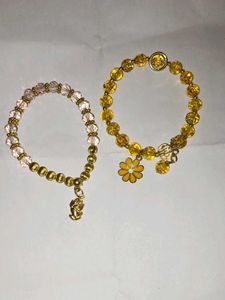 Beaded Charm Bracelet Set