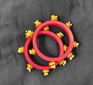 Pink Fancy Bangles - Set of 2 💝