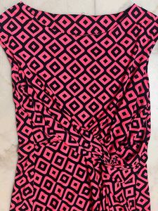 Patterned Pink Dress