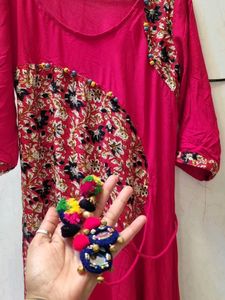 Stylish A Line Slit Kurti Soft Rayon Fabric