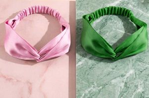 Twisted Headbands (Green &amp; Pink)