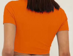 Orange Cropped Top H&amp;M