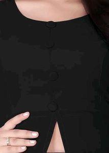 A-line Black Kurti