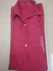 Pink Sleeveless Dress.  size : M