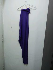 Purple Viscose Dhoti Salwar