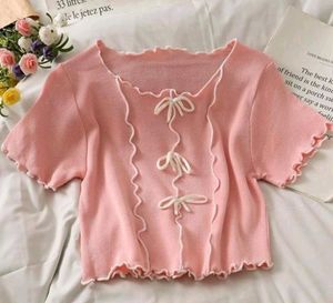 STYLISH KNITTERD 3 FRILL KOREAN TOP