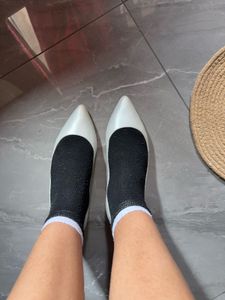 Elegant White Ballet Flats