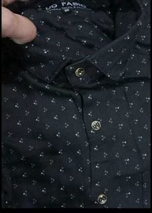 Stylish Men's Black Printed Shirt