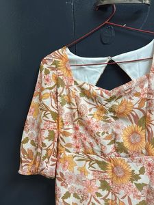 Floral Print Mini Dress