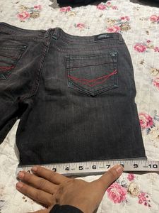 Blue Diamond Denim Shorts