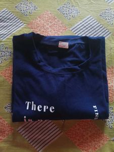 Navy Blue Long Sleeve T-Shirt