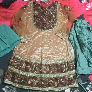 party wear shimmer suit