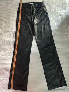 Faux Leather Corset Top &amp; Pants Set