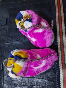 New Born Baby Soft Shoes -Pink