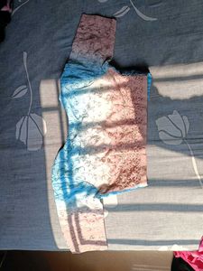 Embroidered Blue Blouse