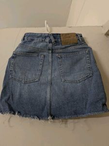 Denim Skirt - Classic Blue