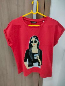 Red Graphic T-Shirt