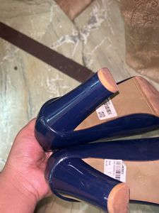 Navy Pointed-Toe Heels