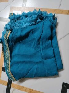 Beautiful Teal Embroidered Kurta Set