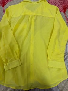 Bright Yellow Long Sleeve Shirt