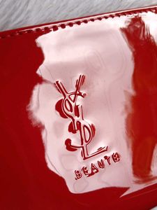 YSL  cherry red sleek clutch 💕♥️