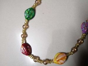 Multi Color Beaded Necklace