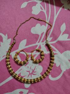 Gold Toned Ethnic Jewelry Sets