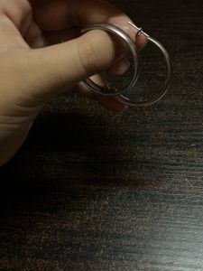 Classic Silver Hoop Earrings