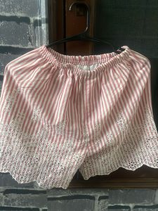 Baby Pink Striped Coord Set