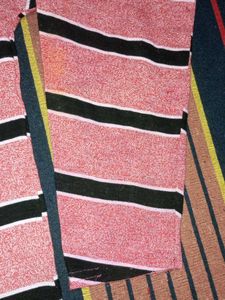 Striped V-Neck Long Sleeve Top
