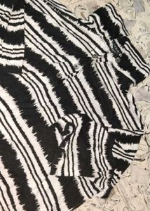 Forever 21 Black & White Striped Button-Down