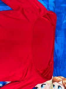 Red A-Line Dress