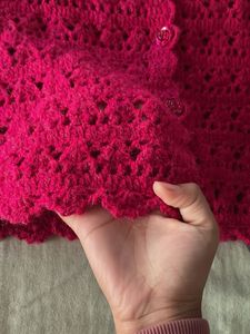 Handmade Cute Knitted Cardigan