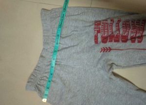 Grey Printed  Pants For Kids