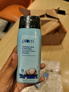 Plum Coconut Milk &amp; Peptide Shampoo (2.54 fl oz)