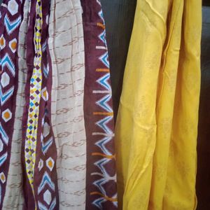 cotton dupatta pack of 2.New