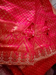 Elegant Peach color Saree