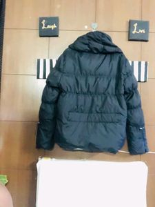Puffer Jacket with High Collar