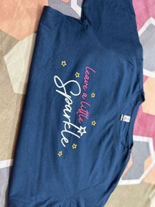 New Sparkle Tee - Navy Blue