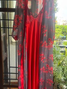Luxury Loungewear with Floral Robe