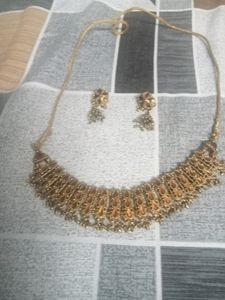 Beautiful Party Wear Copper Golden Set
