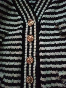 Striped Knit Cardigan