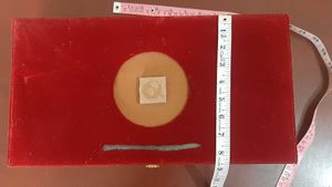 2 Velvet Boxes for gift packing / jewellery