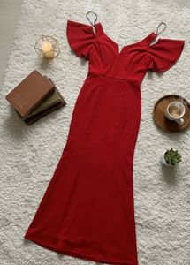 Elegant Red Gown