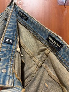 🎋Hand Painted Vintage Wash Jeans