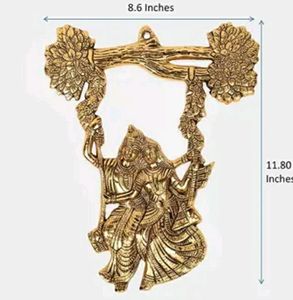 Radha Krishna Tree Jhuka Wall Hanging Decor