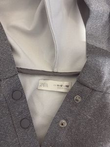 Grey Cropped Hoodie
