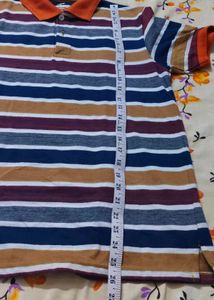 Men's Striped Polo Shirt