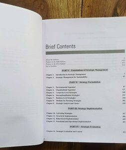 Strategic Management 5th Edition Book