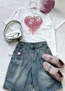 y2kshort knee denim jean